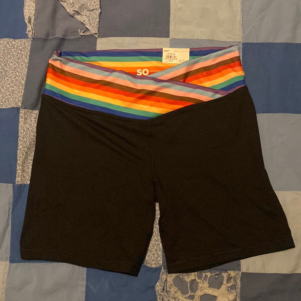 So rainbow bike short